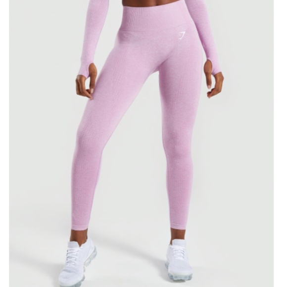 Gymshark Vital Leggings Dusty Pink Marl / Pink - Picture 7 of 7